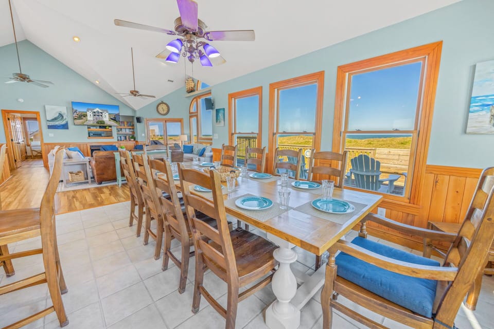 Surf or Sound Realty - 80 - Forever Waves - Dining Area -2