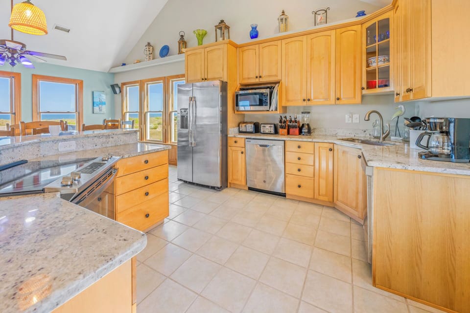 Surf or Sound Realty - 80 - Forever Waves - Kitchen -3