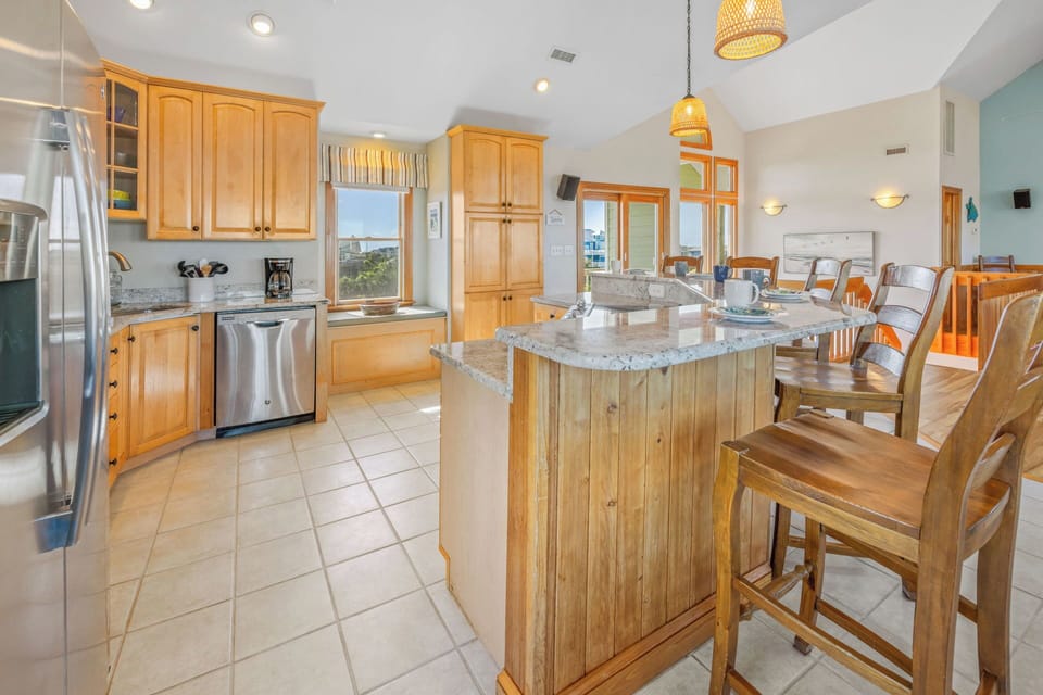 Surf or Sound Realty - 80 - Forever Waves - Kitchen -1