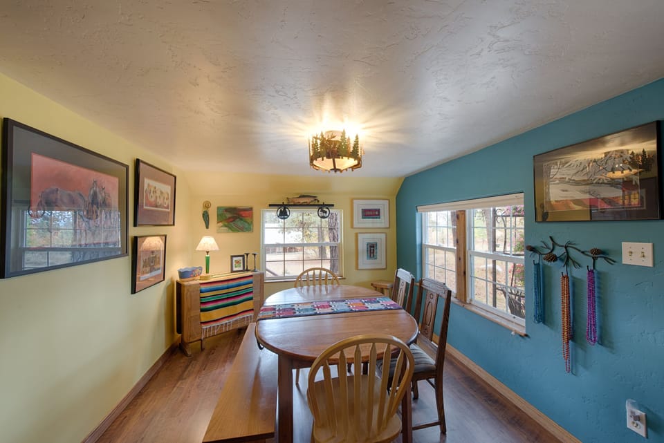 Back porch/yard access from dining area.