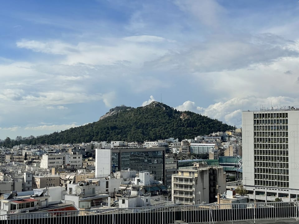 Lycabettus hill morning view