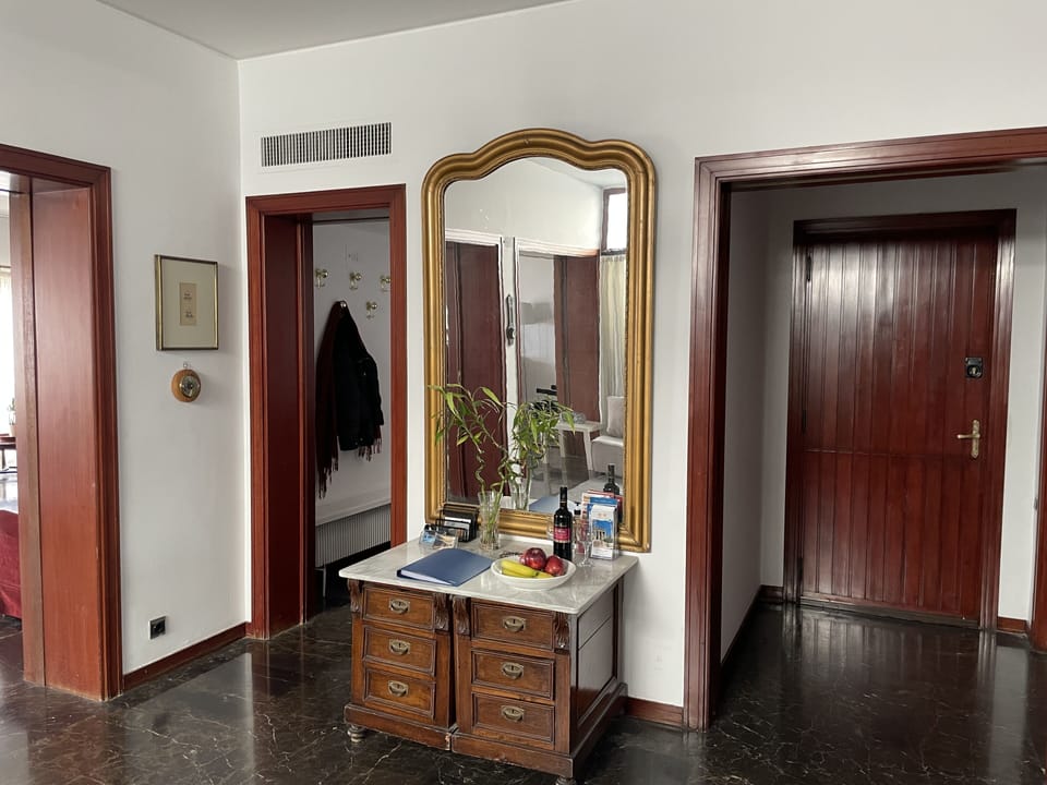 Hall and  entrance of the penthouse