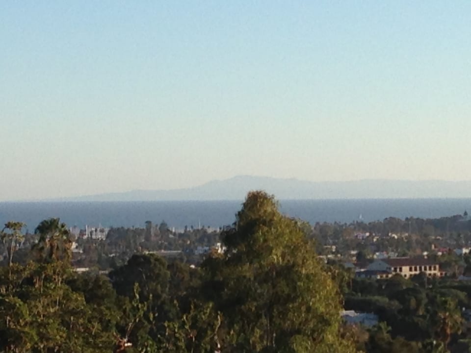 View of the Channel Islands from the house