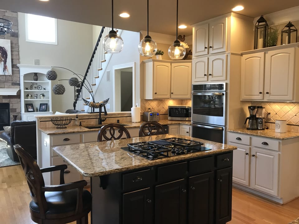 Open to family room
