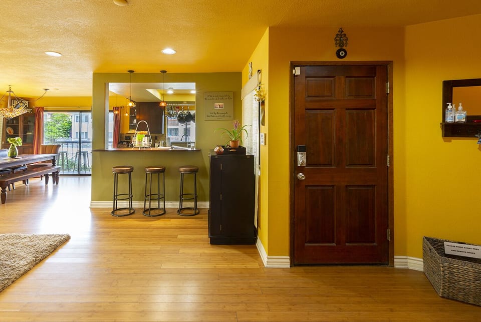 Front Door with electronic lock system