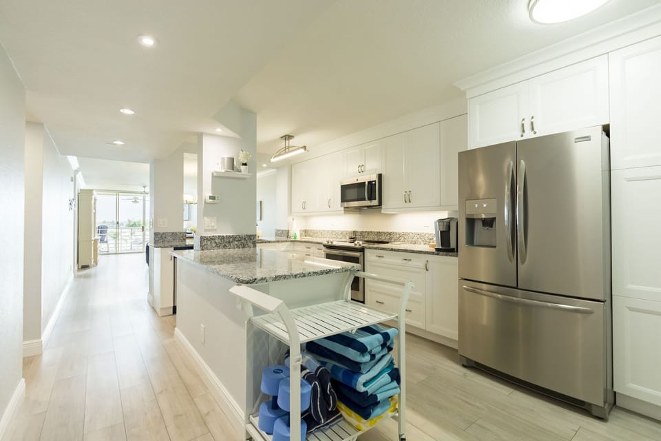 Fully Equipped Kitchen with Stainless Steel Appliances
