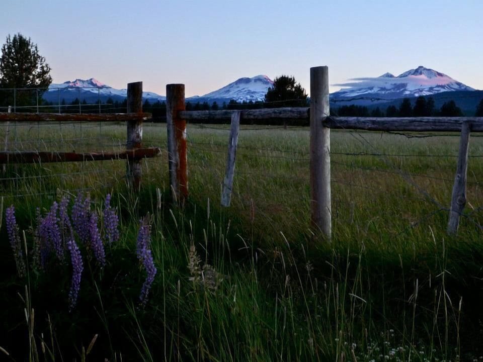 View of Sister Mountains.