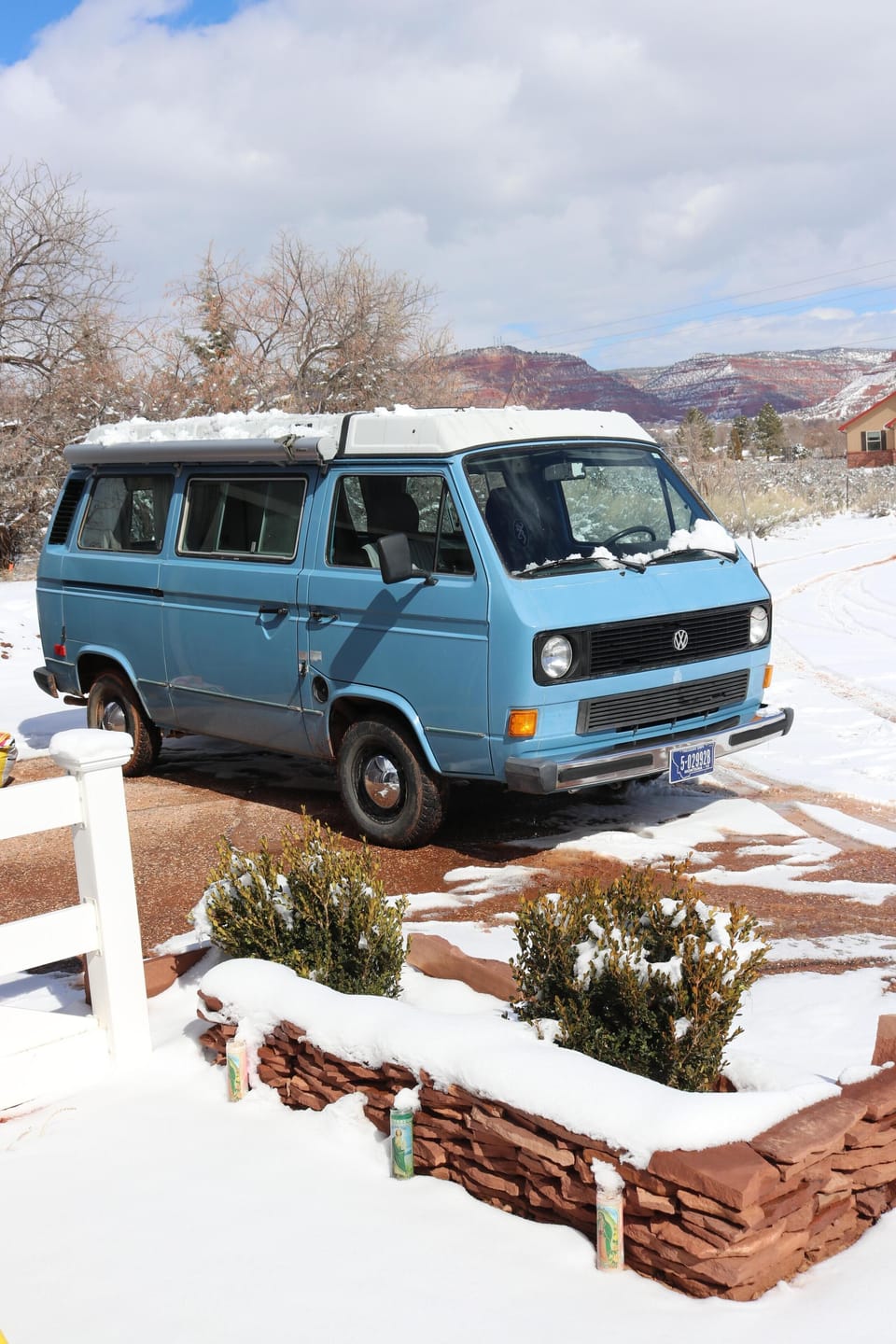 Or the classic 1982 VW camper!  Both buses are up for overnight rentals.