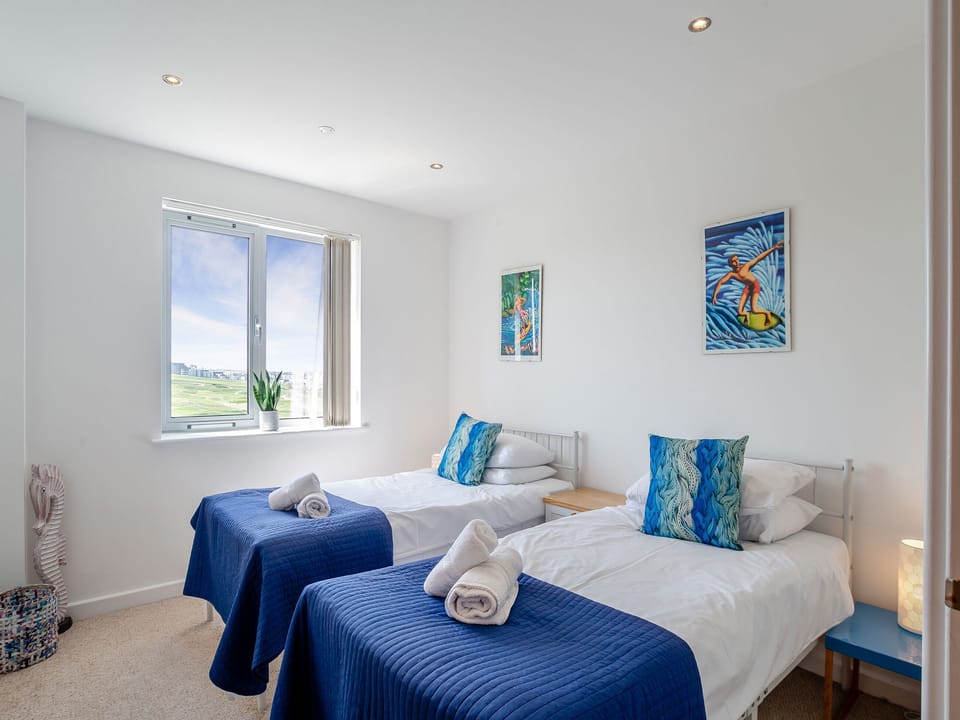 Twin bedroom | 7 Cribbar - Cribbar, Newquay
