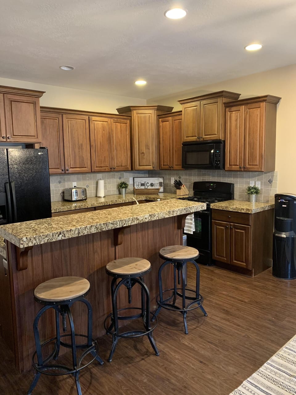 Fully stocked kitchen