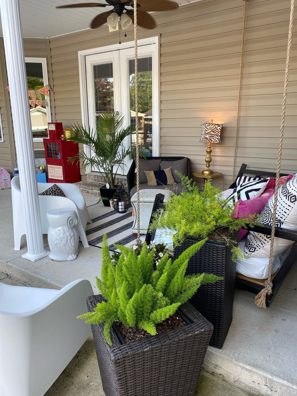 Back porch area