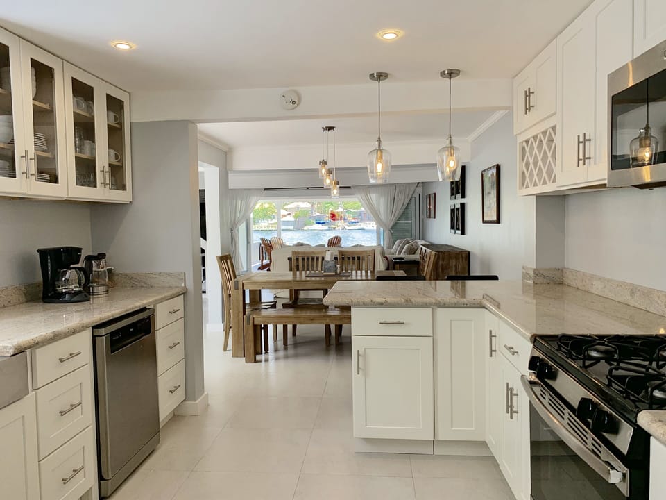 View of water from Kitchen
