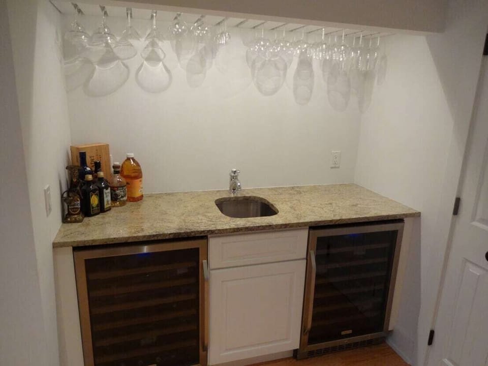 Wet-bar in the basement 