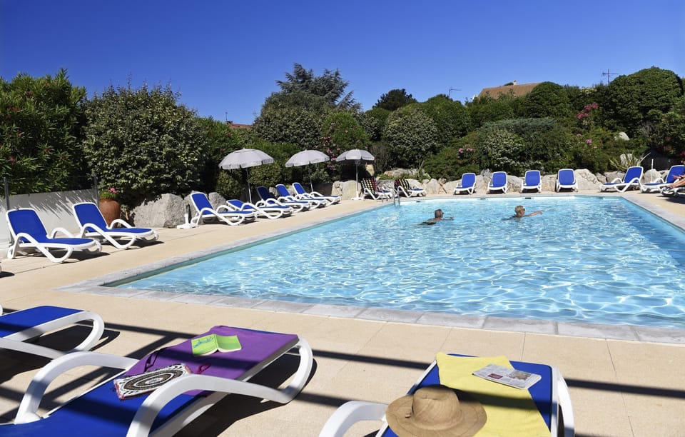 Take in gorgeous views while lounging around the on-site outdoor pool.