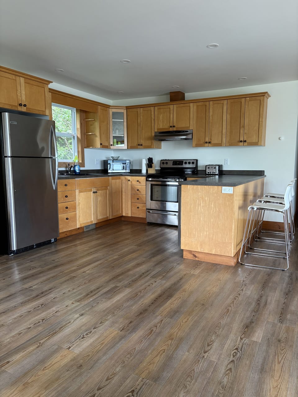 Open concept kitchen