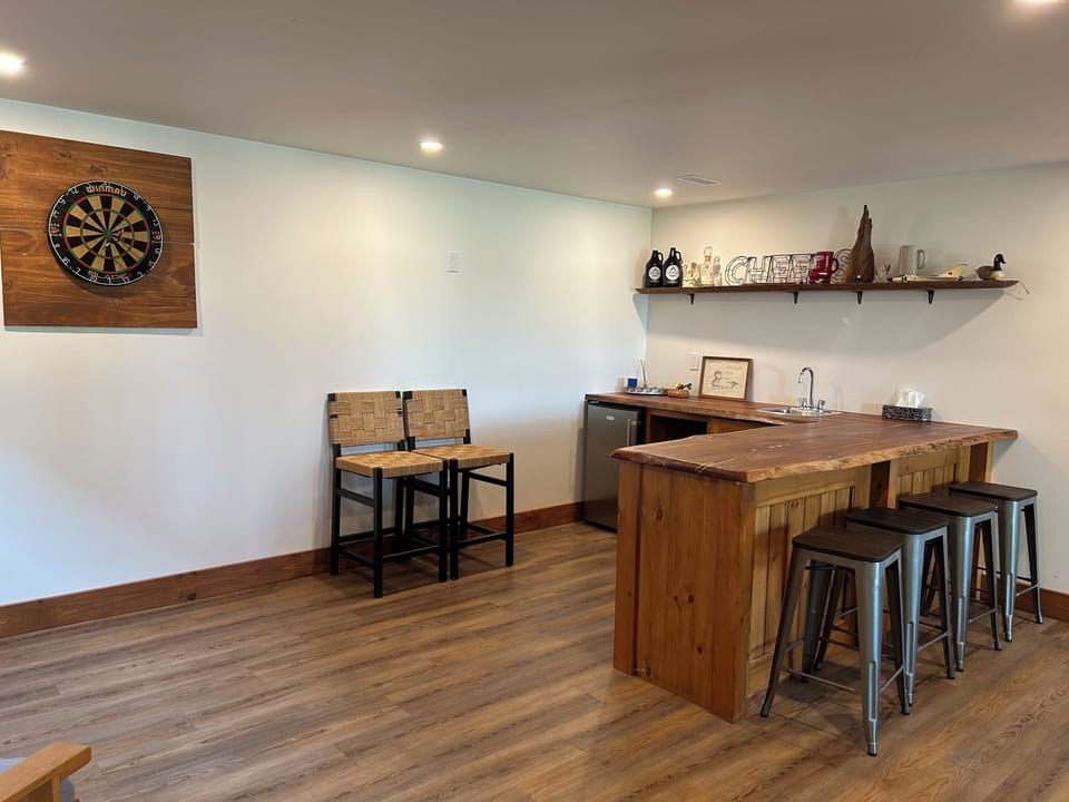 Lower level bar area
