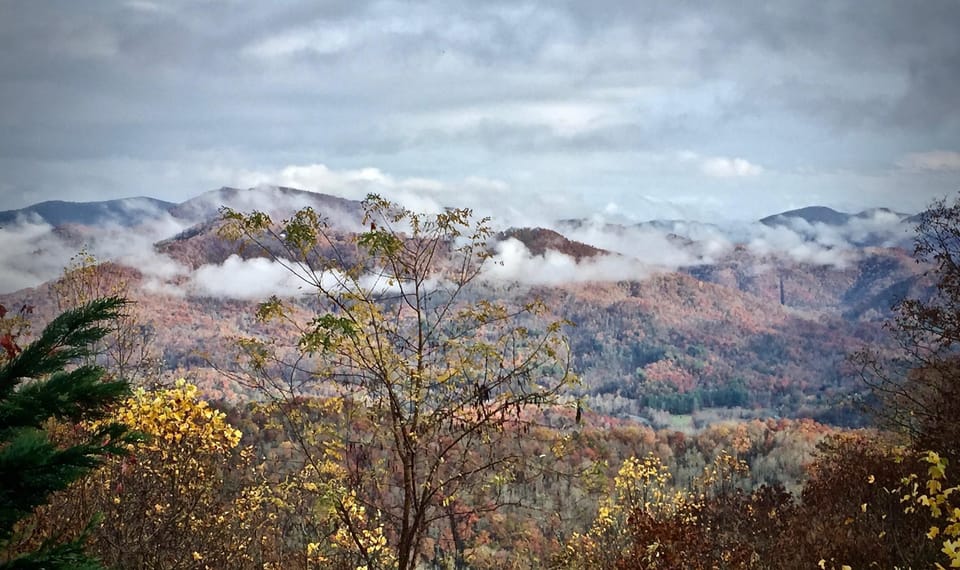 The views are always changing with the seasons, and the weather...