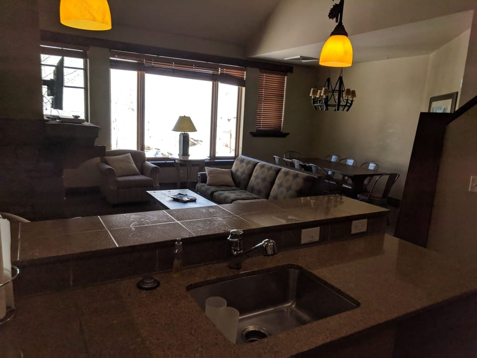From Kitchen into Living Room