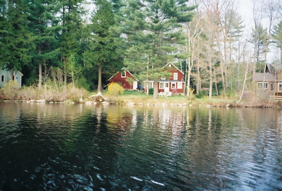Canoeing back....