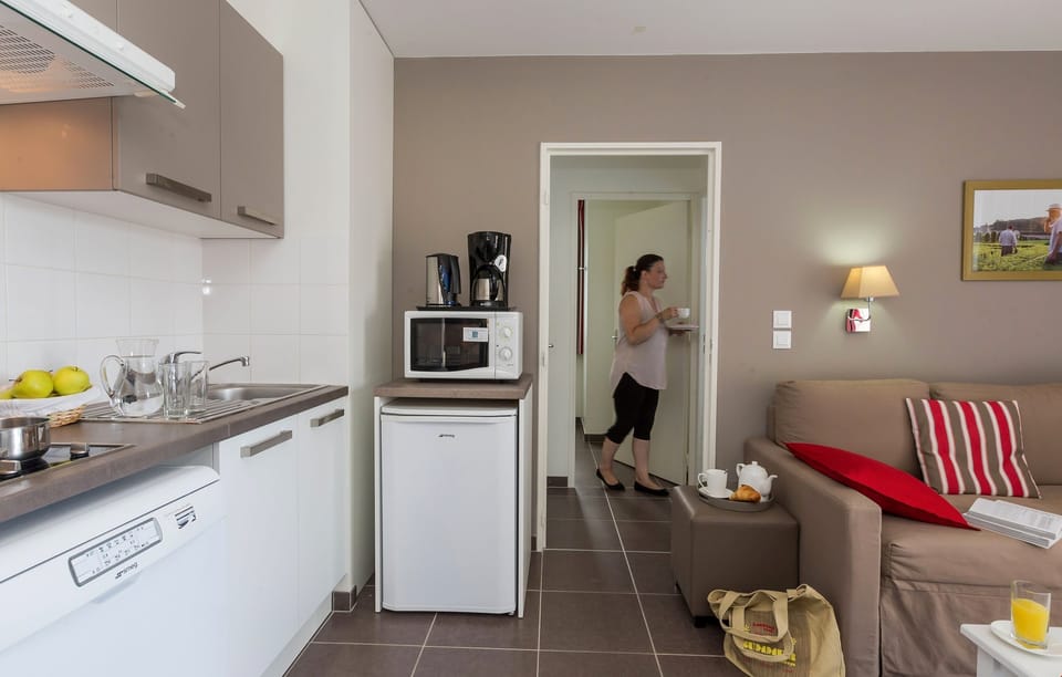 Cook meals in the kitchenette with all of the amenities you need!
