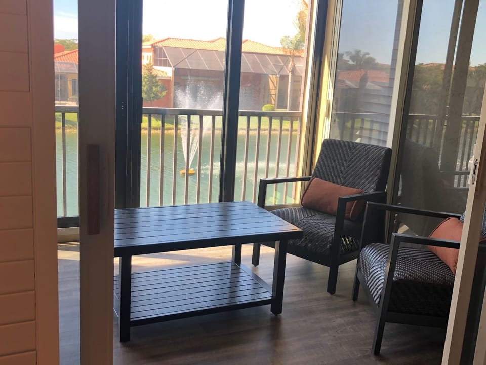 View of Lanai (unique feature: glass enclosed)