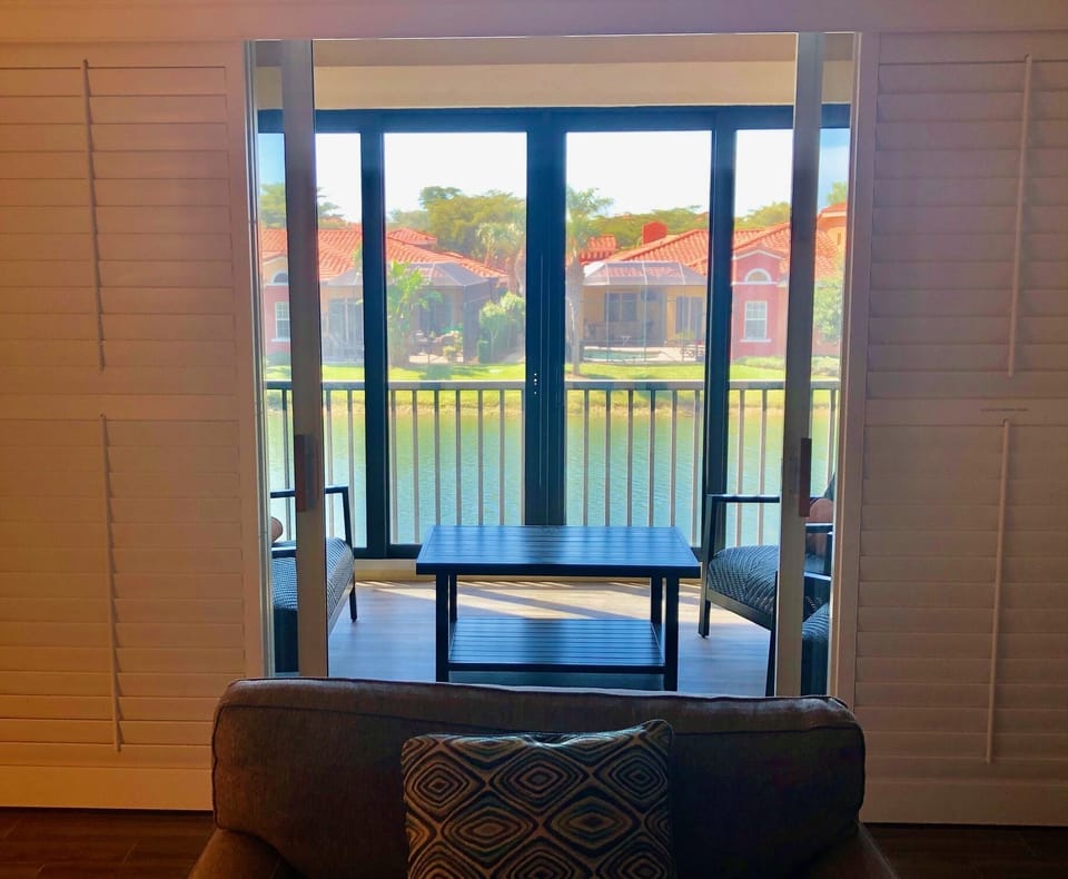 Look from living room to lanai