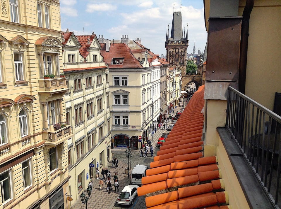 View of Charles Bridge from the Second Balcony