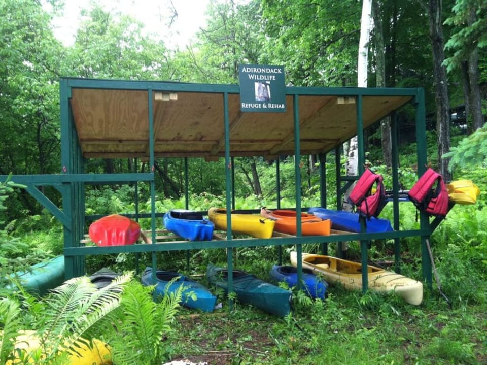 Use our canoes and kayaks at the Adirondack Wildlife Refuge on Lake Everest