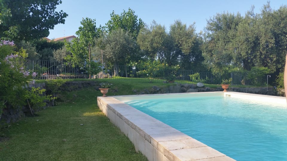 The Villa's private pool