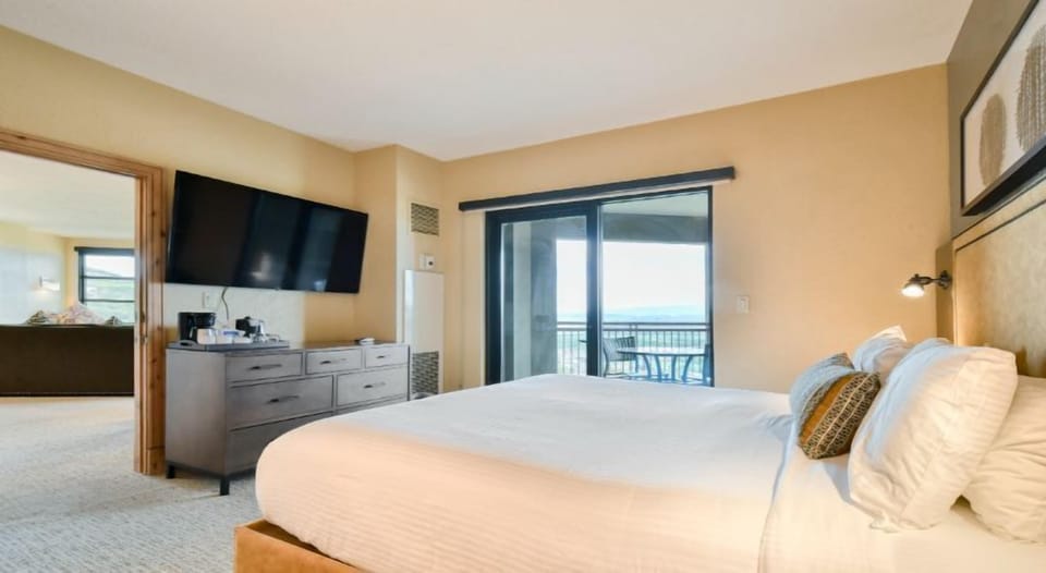 Get a good night's rest in the main bedroom.