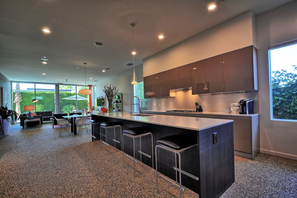 European kitchen with quiet close cabinets and drawers is fully equipped