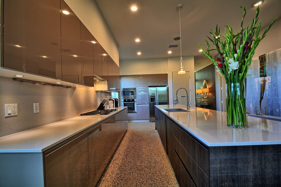 Abundance of cabinet and counter space