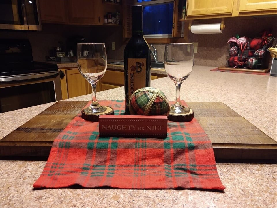 A Bottle Of Vino For Our Guests...