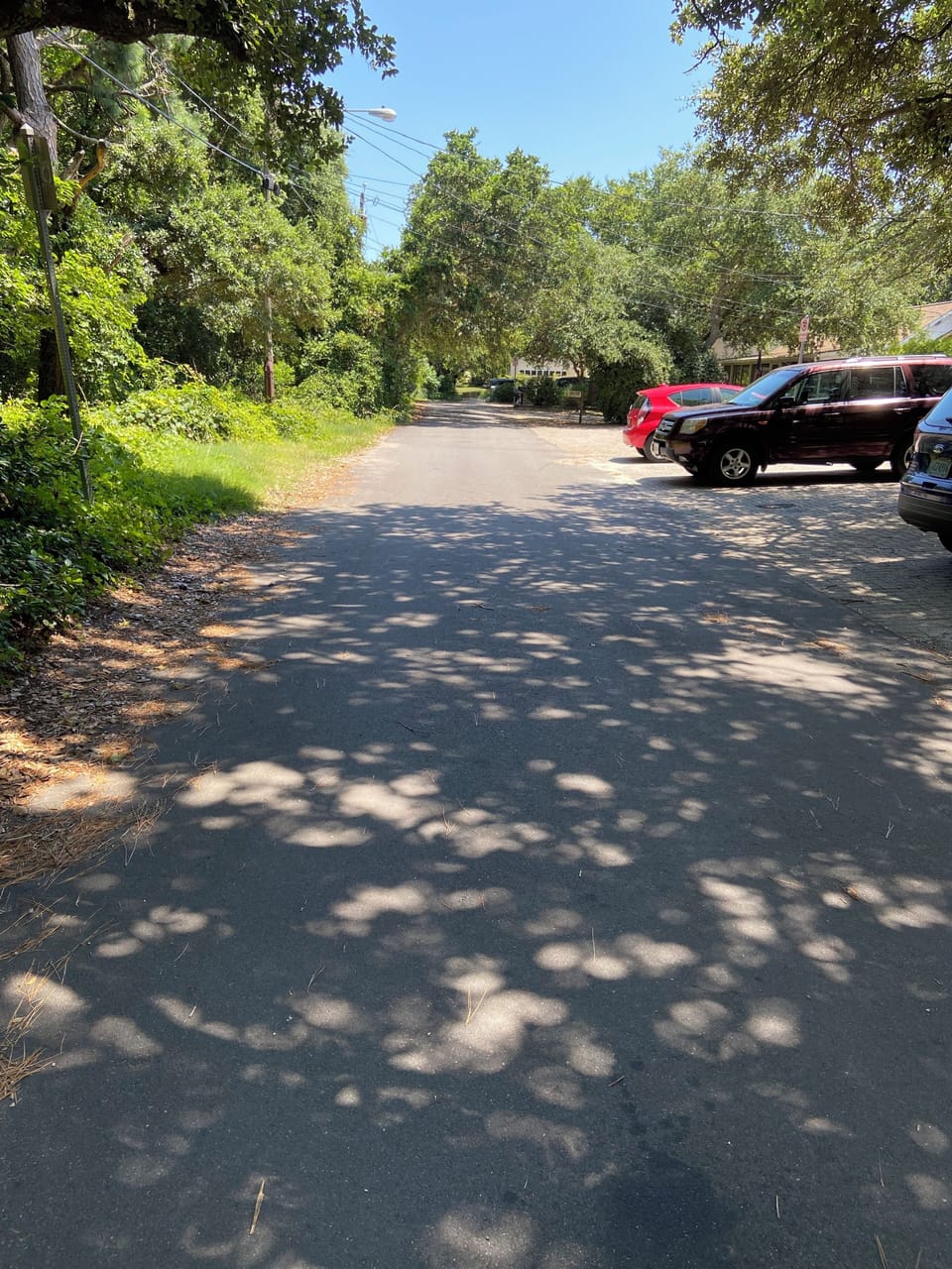 View down 89th street to Beach Access