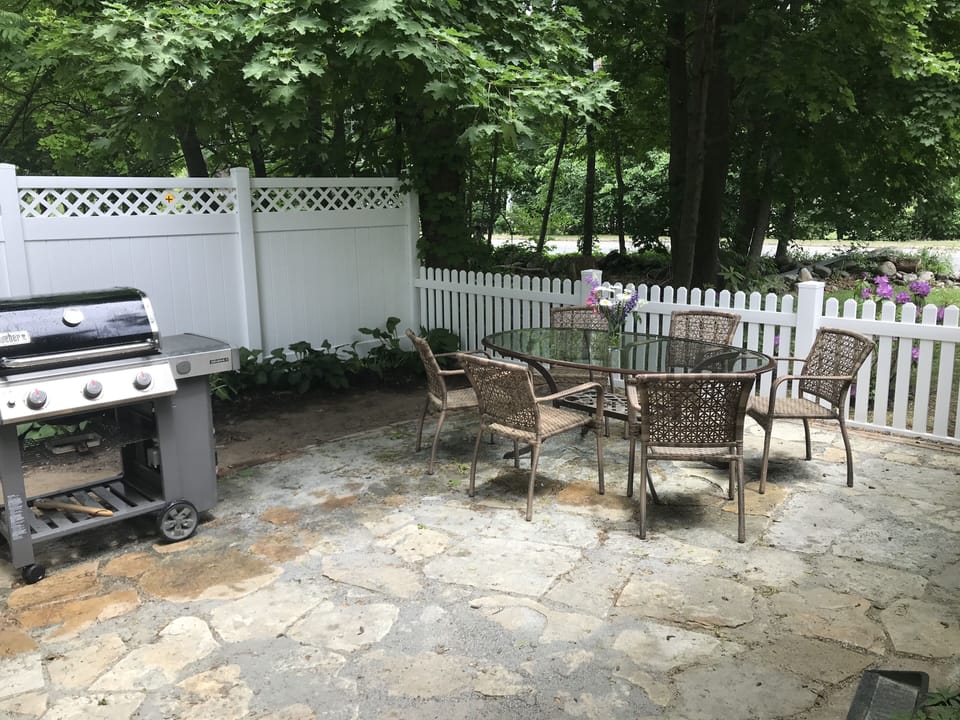 private patio 

