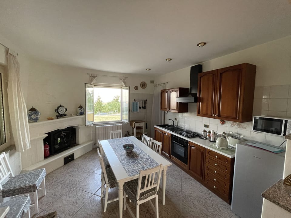 One of the kitchens