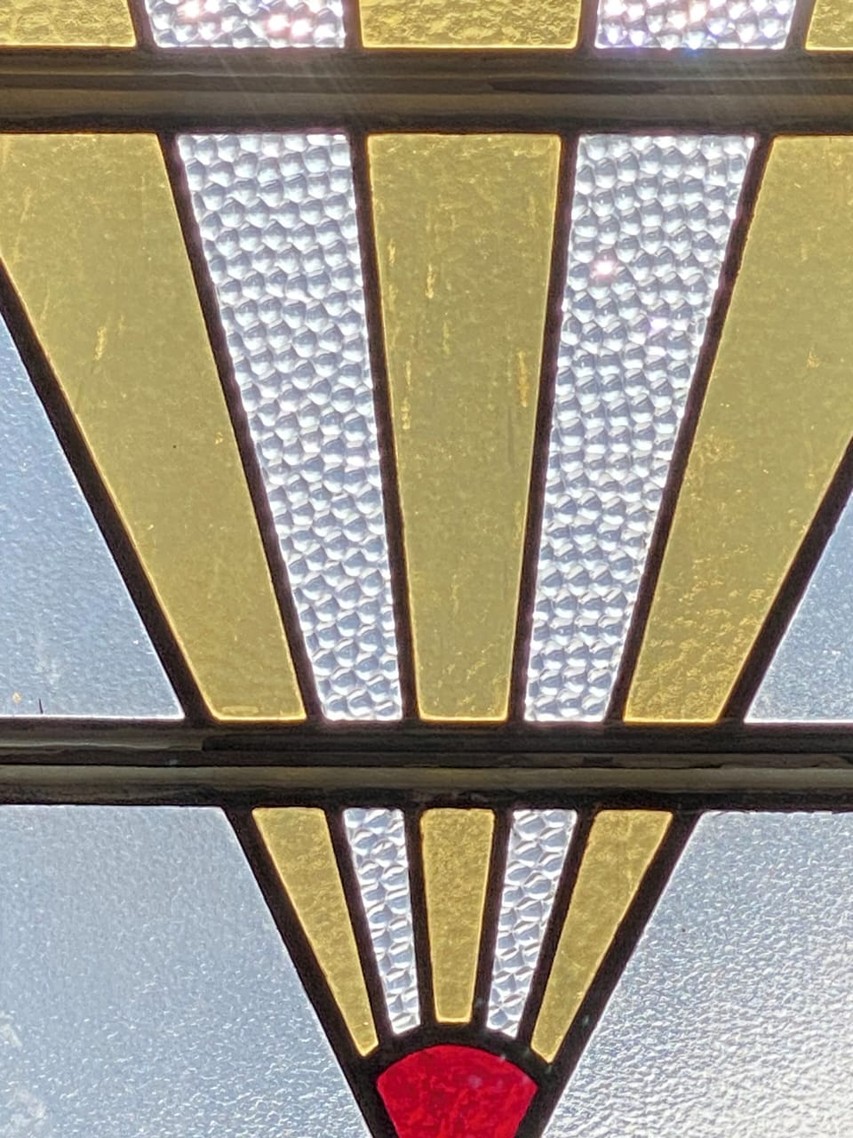 Stained Glass window detail.