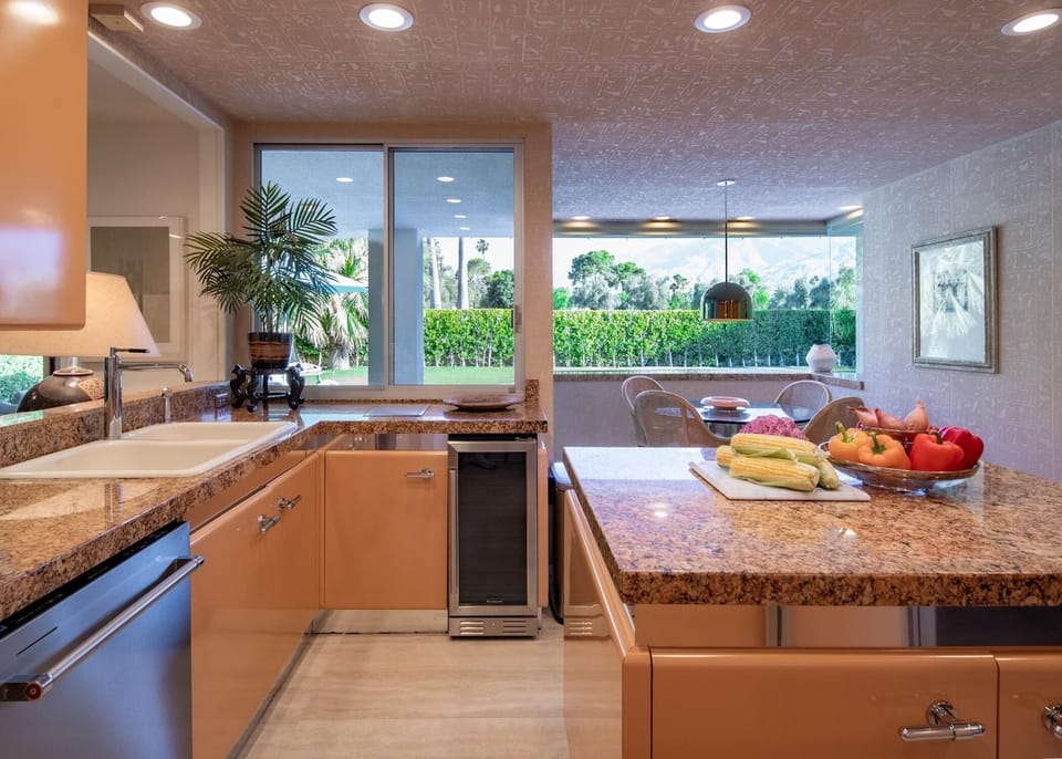 Gourmet kitchen with high end cabinets and appliances 