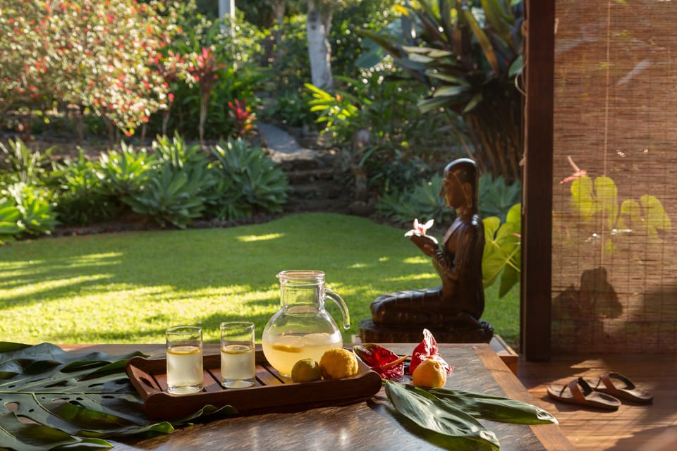 Buddha Garden off the Mauka Lanai