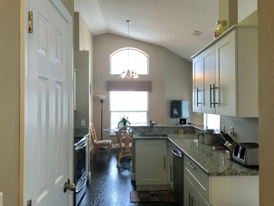 Walk thru kitchen