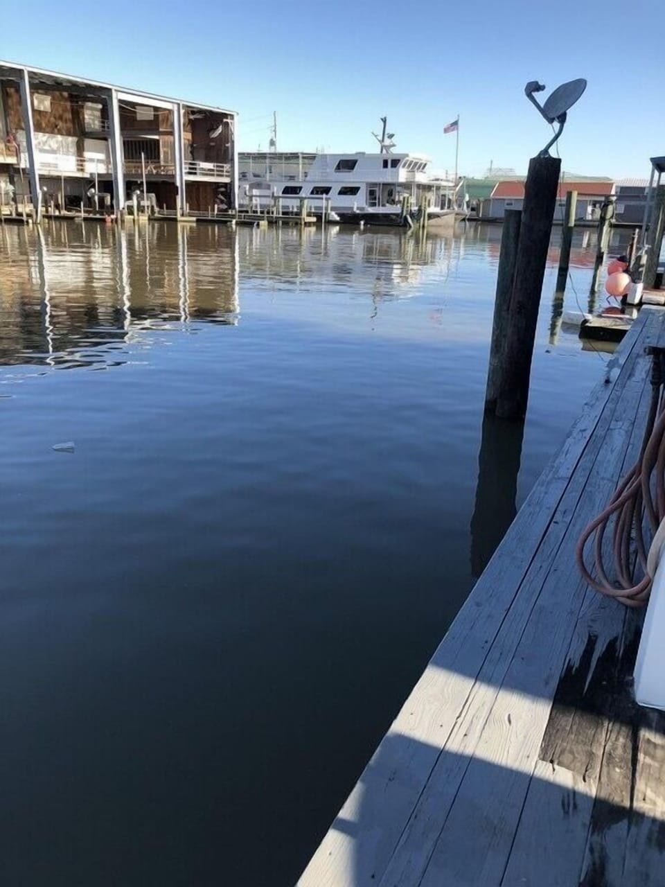 Side View Looking towards Old boat storage (where condos are now)