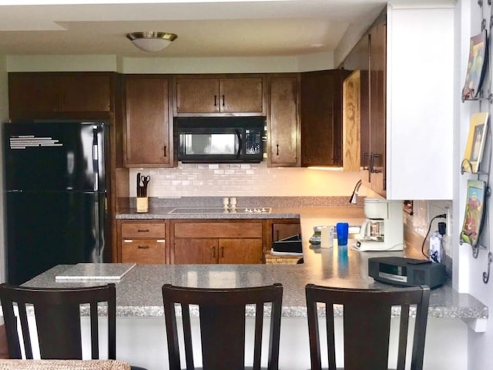 Kitchen from dining area