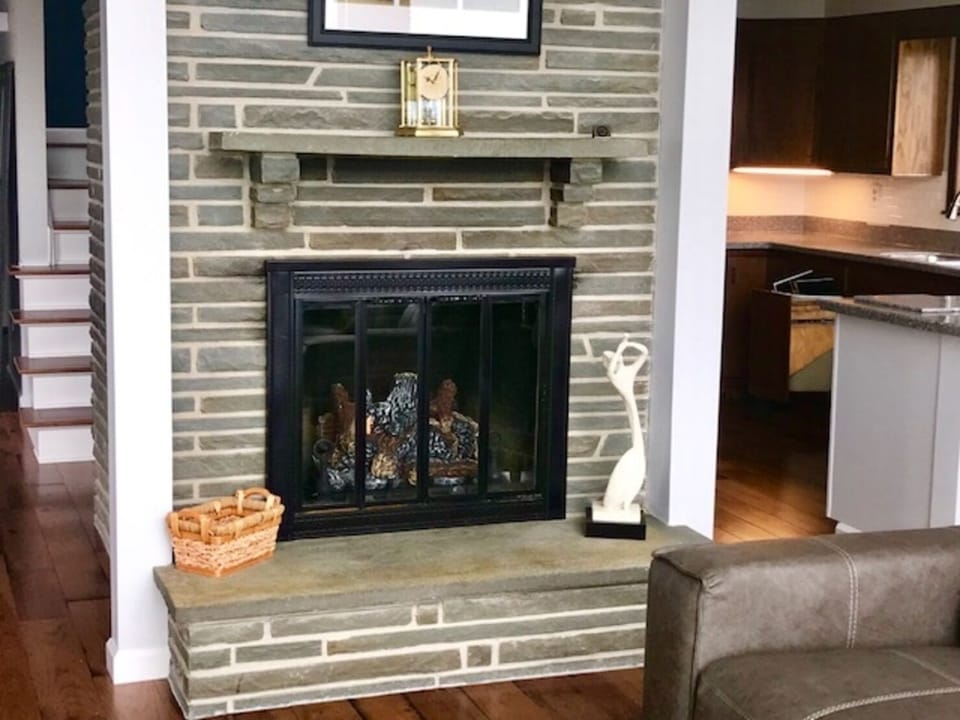 Main floor fire place
