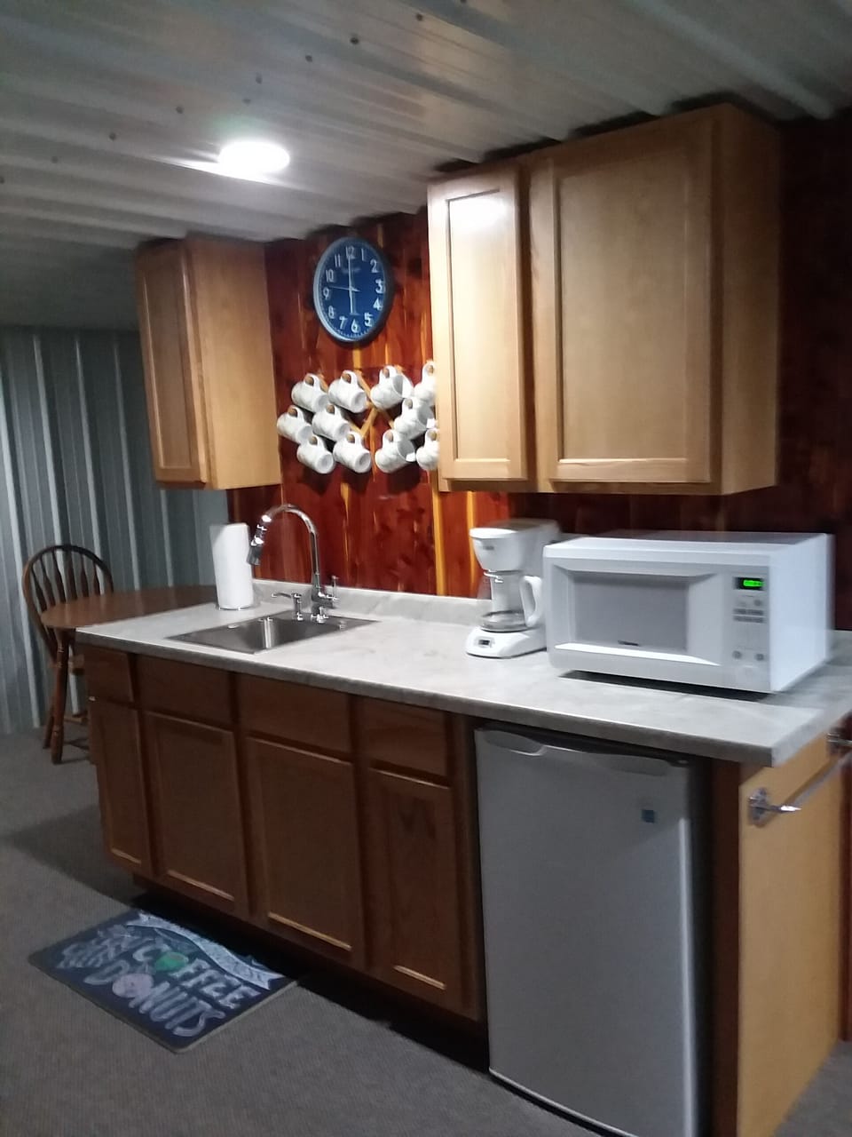Loft Kitchen includes mini refrigerator,  microwave, coffee maker and toaster 