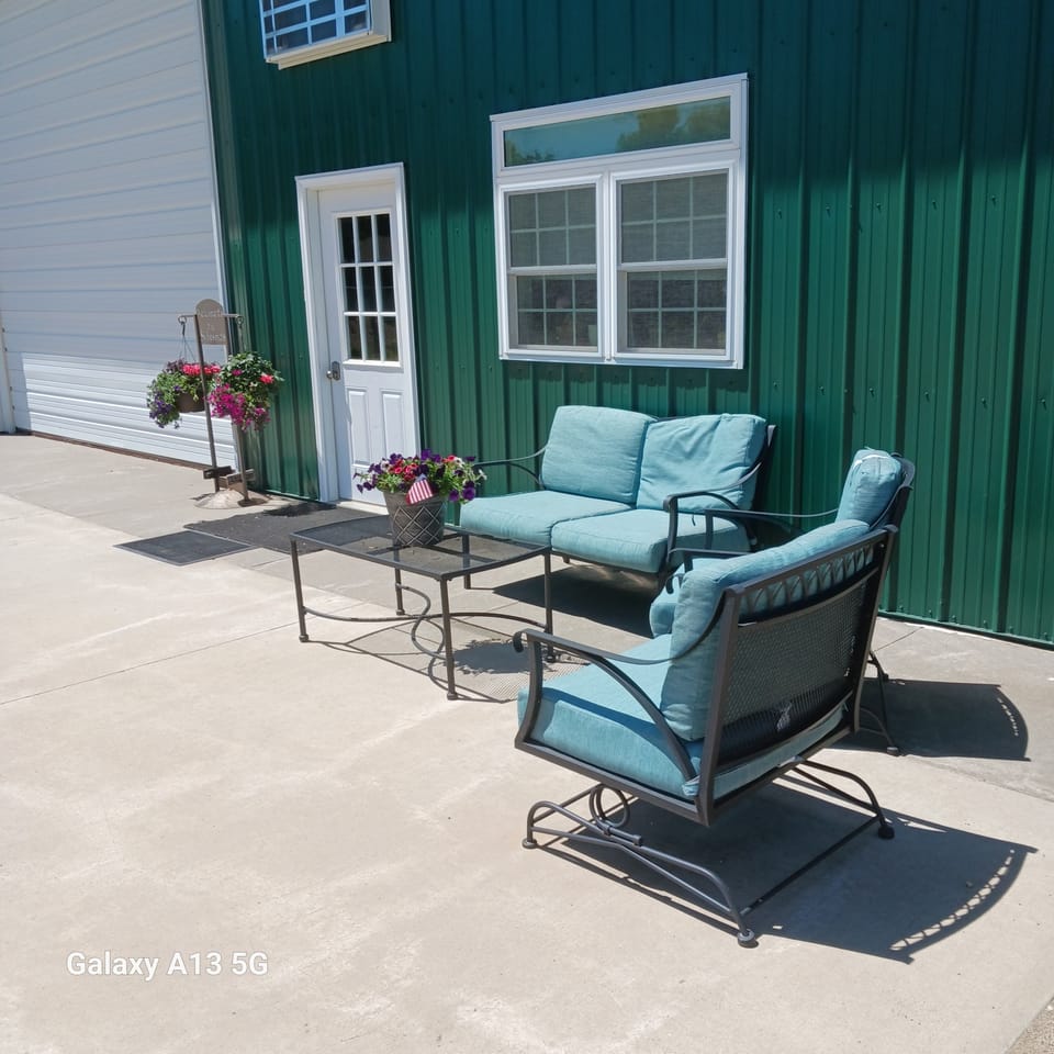 out door patio area