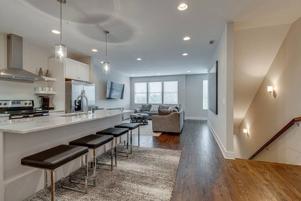 Kitchen and Living Room Overview