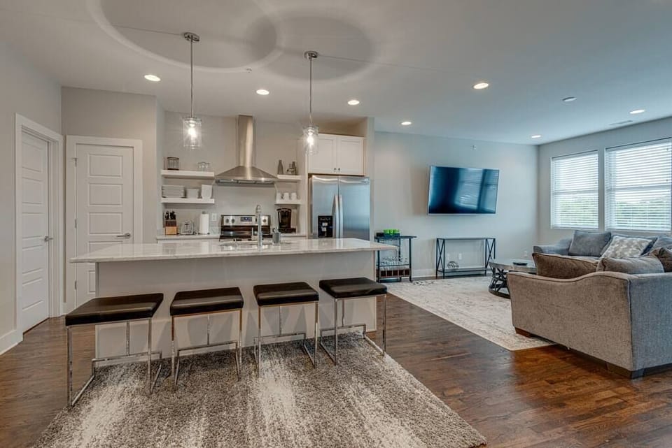 Kitchen and Living Room