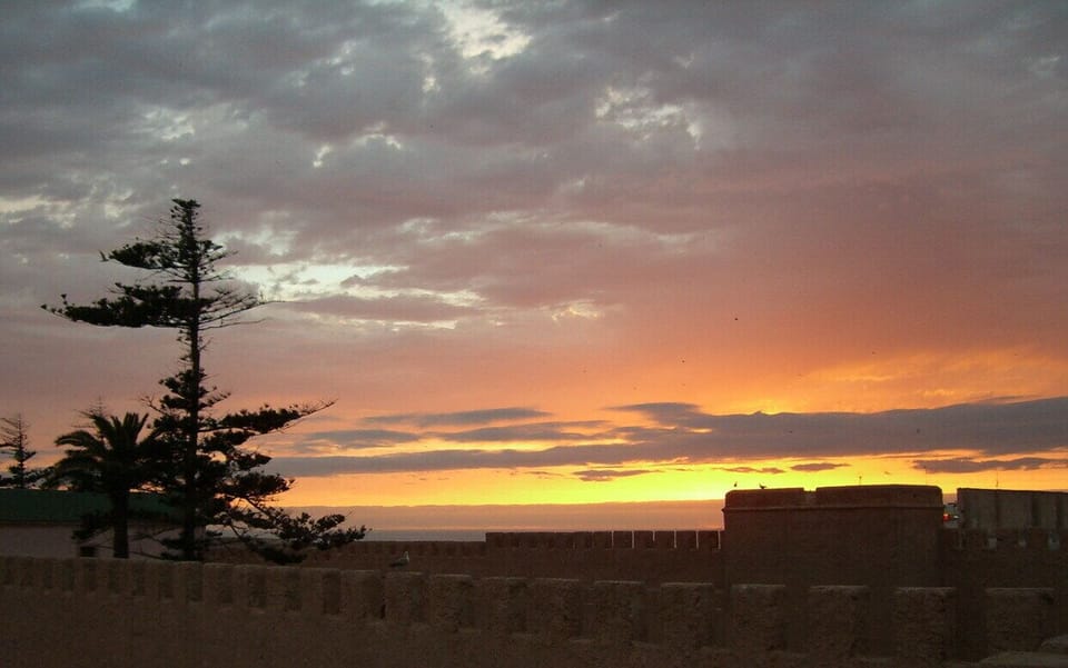 from the terrace by the evening