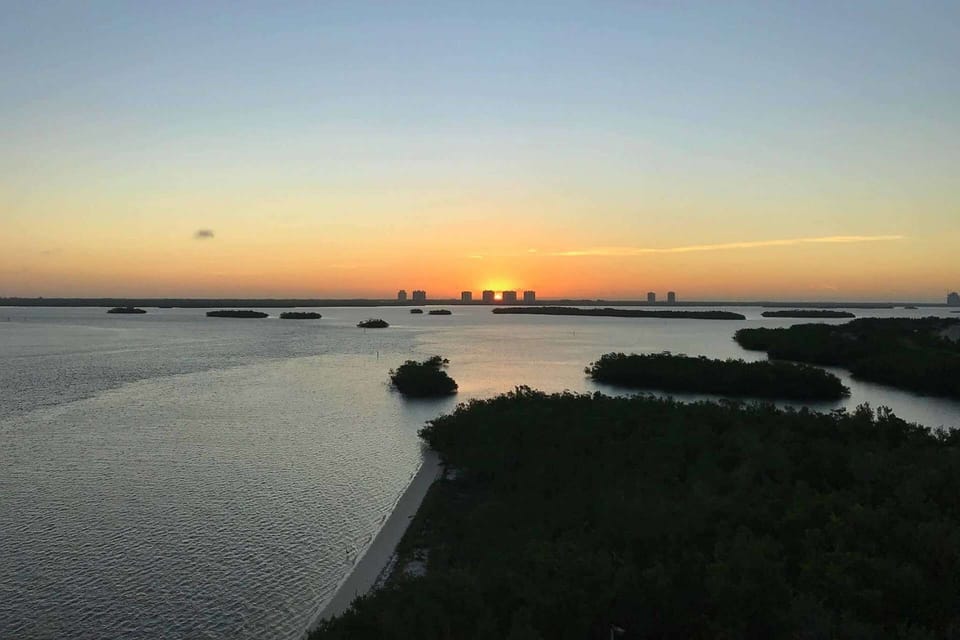 Early risers will be treated to beautiful sunrises over the bay.