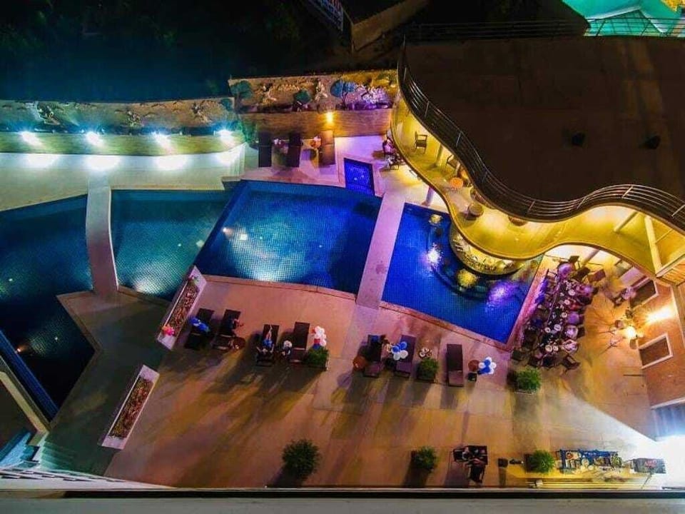 From other area to show the pool